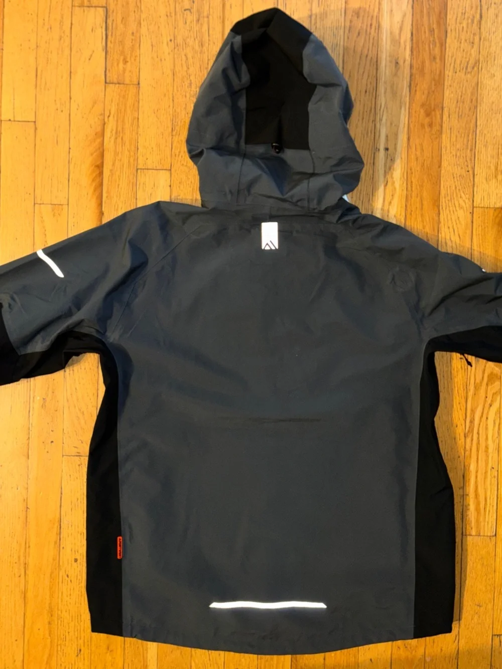 Portwest NWT EV460 Waterproof Shell Jacket - Charcoal, Black & Orange - Large